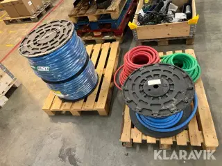 Slanger 5/8" (16 mm) 220 meter i alt – 2 ruller à 110 meter blå