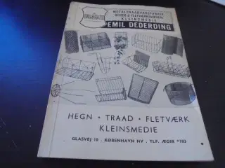 Metaltraadvarefabrik Emil Dedering – katalog
