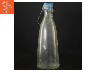 Glasflaske med gummilukning (str. 29 cm)