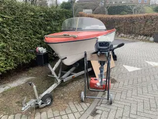 Speedbåd incl trailer