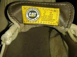 CAT CATERPILLAR MOCCASINER, HÅNDLAVEDE, 42