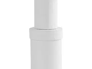 Runde æsker, H: 7+9 cm, str. 4,5+6 cm, hvid, 2stk./ 1 sæt