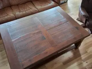 Sofabord bejdset eg,