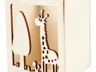 Blyantholder, giraf, H: 10 cm, L: 8 cm, B: 8 cm, 1 stk.