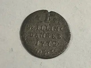 1 Skilling 1779 Danmark