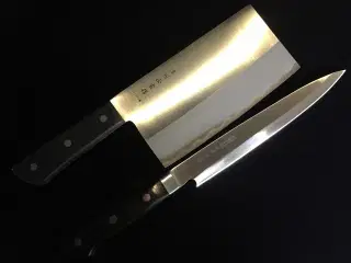 Japanske køkkenknive lavet af Samourai sværd smed 