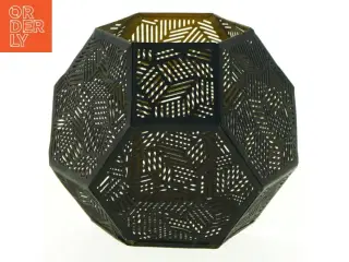 Dekorativ metal lysestage (str. 11,5 cm)
