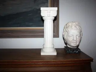 Sten søjle opsats højde 30 cm Made in Italy