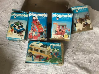 Playmobil - sæt med figurer, mindre dele og meget