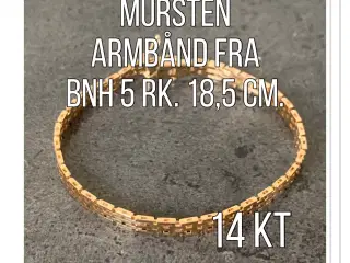 Murstens armbånd sælges