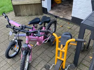 3stk velholdte børnecykler 200kr pr stk 
