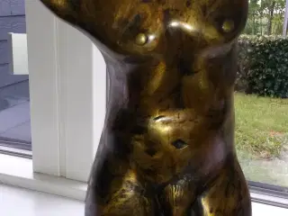 torso i bronze sign, højde 40 c