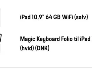 Ipad med apple tastatur