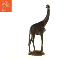 Træskulptur af giraf (str. 28. x 14 cm)