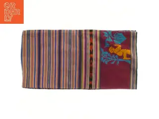 Farverigt tekstil med dekorative mønstre (str. 60x115 cm)