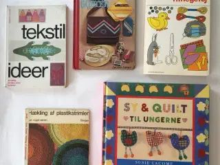 6 Håndarbejdsbøger tema "Tekstil ideer"