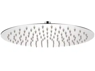 Brusehoved rustfrit stål 30 cm rund