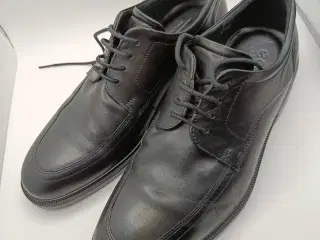 Ecco sort læder sko 43str 