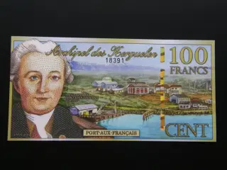 Kerguelen 100 Francs 2010-11 Unc.