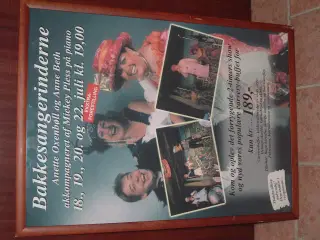Plakat indrammet. Bakkesangerinderne i 2001.