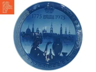 Royal Copenhagen Jubilæumsplatte fra Royal Copenhagen (str. Diameter 18 cm)