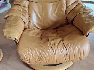 Stressless lænestol med skammel 