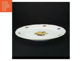 Dekorativ porcelænstallerken (str. 31 cm)