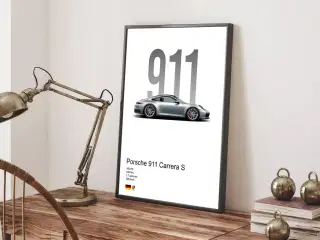 50% rabat på Porsche-  Bil plakater