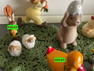 Påskepynt, noget er retro. Forskellig pris