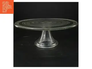 Glas kagefad på fod (str. Ø 30 cm)