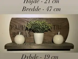 Væg Lysestage