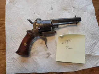 lille belgisk pinfire revolver