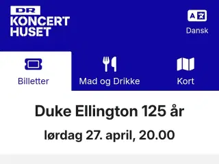 Koncertbilletter Duke Ellington 27 april