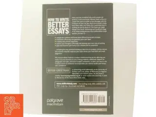How to write better essays af Bryan Greetham (Bog)