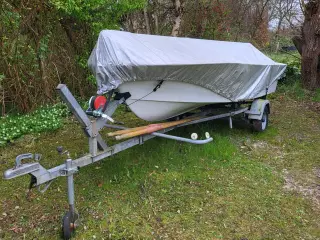 styrpult jolle med ny 10hk motor