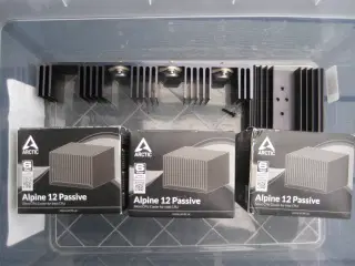 Diverse CPU køleplader til andet elektronik