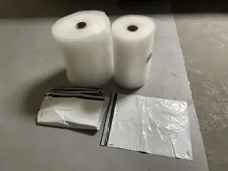Bubbel plast og salgs/forsendelses poser