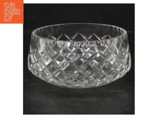 Klar krystalskål (str. Ø 12 cm)