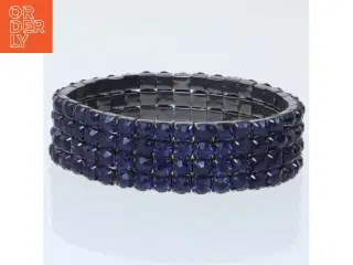 Armbånd med blå sten fra Tokyo Jane (str. Ø 7 cm)