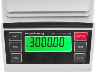 Præcisionsvægt – 0,2 til 3000 g / 0,01 g