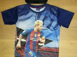 FC BARCELONA MESSI TSHIRT STR 10 OG NY MADKASSE