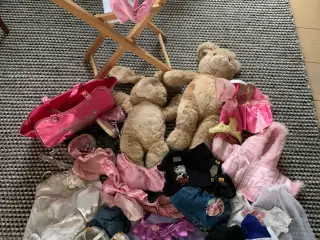 Build a Bear bamser, tøj og tilbehør