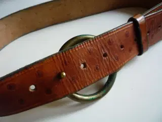 3 fede retro læderbælter