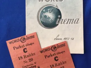 Rampelys - Chaplin - World Cinema -  - Med 2 Biletter - A5 - Pæn
