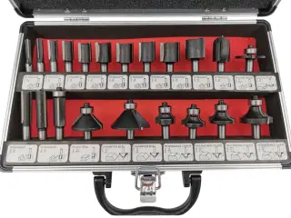 Proftool overfræsersæt, 21 stk ass. K8