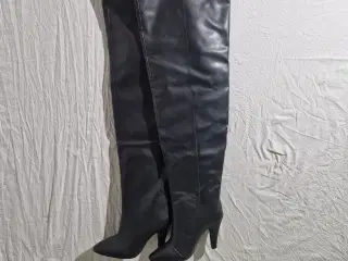H&M Støvler, Sort, EUR 37,High knee Boots