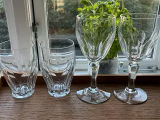 WINDSOR KRYSTAL 6 rød + 6 vand - Kastrup Glasværk