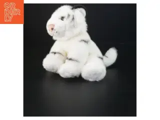 Hvid tiger tøjdyr (str. 18 cm)