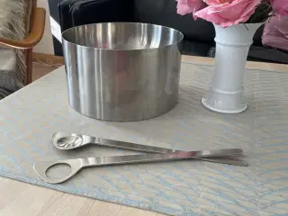 Stelton Cylinda skål & bestik