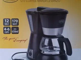 12V Kaffemaskine  4 - 6 kopper